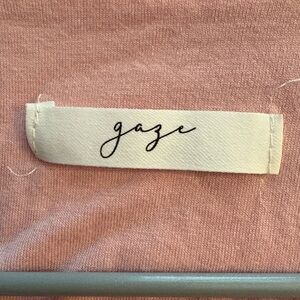 Gaze Blush Fabric with Ivory Tag
